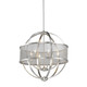 Colson Six Light Chandelier (3167-6 PW-PW)