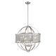 Colson Six Light Chandelier (3167-6 PW-PW)