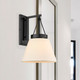 Penn One Light Wall Sconce (3189-WSC BLK-MWS)