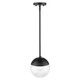 Dixon One Light Pendant (3219-S BLK-BLK)