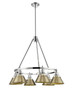 Orwell Six Light Chandelier (3306-6 CH-AB)
