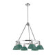 Orwell Six Light Chandelier (3306-6 CH-GN)