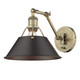 Orwell One Light Wall Sconce (3306-A1W AB-RBZ)