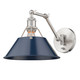 Orwell One Light Wall Sconce (3306-A1W PW-NVY)