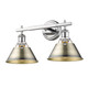 Orwell Two Light Bath Vanity (3306-BA2 CH-AB)