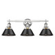 Orwell Three Light Bath Vanity (3306-BA3 CH-BLK)