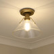 Orwell One Light Flush Mount (3306-FM BCB-CLR)