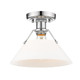 Orwell One Light Flush Mount (3306-FM CH-OP)