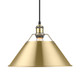 Orwell One Light Pendant (3306-L AB-BCB)