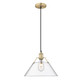 Golden - 3306-L BCB-CLR - One Light Pendant - Orwell - Brushed Champagne Brass