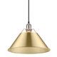 Orwell One Light Pendant (3306-L PW-BCB)