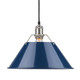 Golden - 3306-L PW-NVY - One Light Pendant - Orwell - Pewter