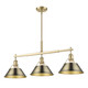 Orwell Three Light Linear Pendant (3306-LP BCB-AB)