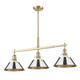 Orwell Three Light Linear Pendant (3306-LP BCB-CH)