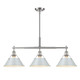 Golden - 3306-LP PW-DB - Three Light Linear Pendant - Orwell - Pewter