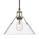Orwell One Light Pendant (3306-M AB-CLR)