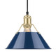 Orwell One Light Pendant (3306-M BCB-NVY)