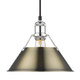 Orwell One Light Pendant (3306-M CH-AB)
