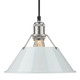 Orwell One Light Pendant (3306-M PW-DB)