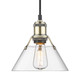 Orwell One Light Mini Pendant (3306-S AB-CLR)