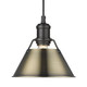 Orwell One Light Mini Pendant (3306-S BLK-AB)