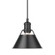 Orwell One Light Mini Pendant (3306-S BLK-BLK)