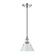 Golden - 3306-S CH-DB - One Light Mini Pendant - Orwell - Chrome