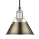 Orwell One Light Mini Pendant (3306-S PW-AB)