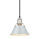 Orwell One Light Mini Pendant (3306-S PW-DB)
