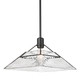 Kepler One Light Pendant (3308-M BLK-WTG)