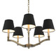 Waverly Five Light Chandelier (3500-5 AB-GRM)