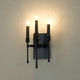 Landon Three Light Wall Sconce (3509-WSC BLK)