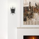 Landon Three Light Wall Sconce (3509-WSC BLK)