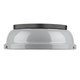 Duncan Two Light Flush Mount (3602-14 BLK-GY)