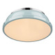 Duncan Two Light Flush Mount (3602-14 CH-SF)