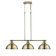 Duncan Three Light Linear Pendant (3602-3LP AB-AB)