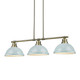 Duncan Three Light Linear Pendant (3602-3LP AB-SF)