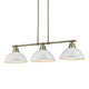 Duncan Three Light Linear Pendant (3602-3LP AB-WH)