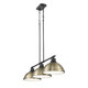 Duncan Three Light Linear Pendant (3602-3LP BLK-AB)