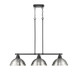Duncan Three Light Linear Pendant (3602-3LP BLK-PW)