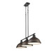 Duncan Three Light Linear Pendant (3602-3LP BLK-RBZ)