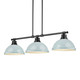 Duncan Three Light Linear Pendant (3602-3LP BLK-SF)