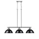 Duncan Three Light Linear Pendant (3602-3LP CH-BK)