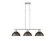 Golden - 3602-3LP PW-RBZ - Three Light Linear Pendant - Duncan - Pewter