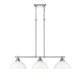 Duncan Three Light Linear Pendant (3602-3LP PW-WHT)