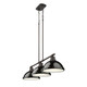 Duncan Three Light Linear Pendant (3602-3LP RBZ-BK)