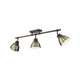 Golden - 3602-3SF RBZ-AB - Three Light Semi-Flush Mount - Duncan - Rubbed Bronze