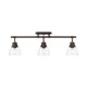 Duncan Three Light Semi-Flush Mount (3602-3SF RBZ-CLR)