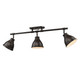 Golden - 3602-3SF RBZ-RBZ - Three Light Semi-Flush Mount - Duncan - Rubbed Bronze