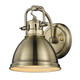 Golden - 3602-BA1 AB-AB - One Light Bath Vanity - Duncan - Aged Brass